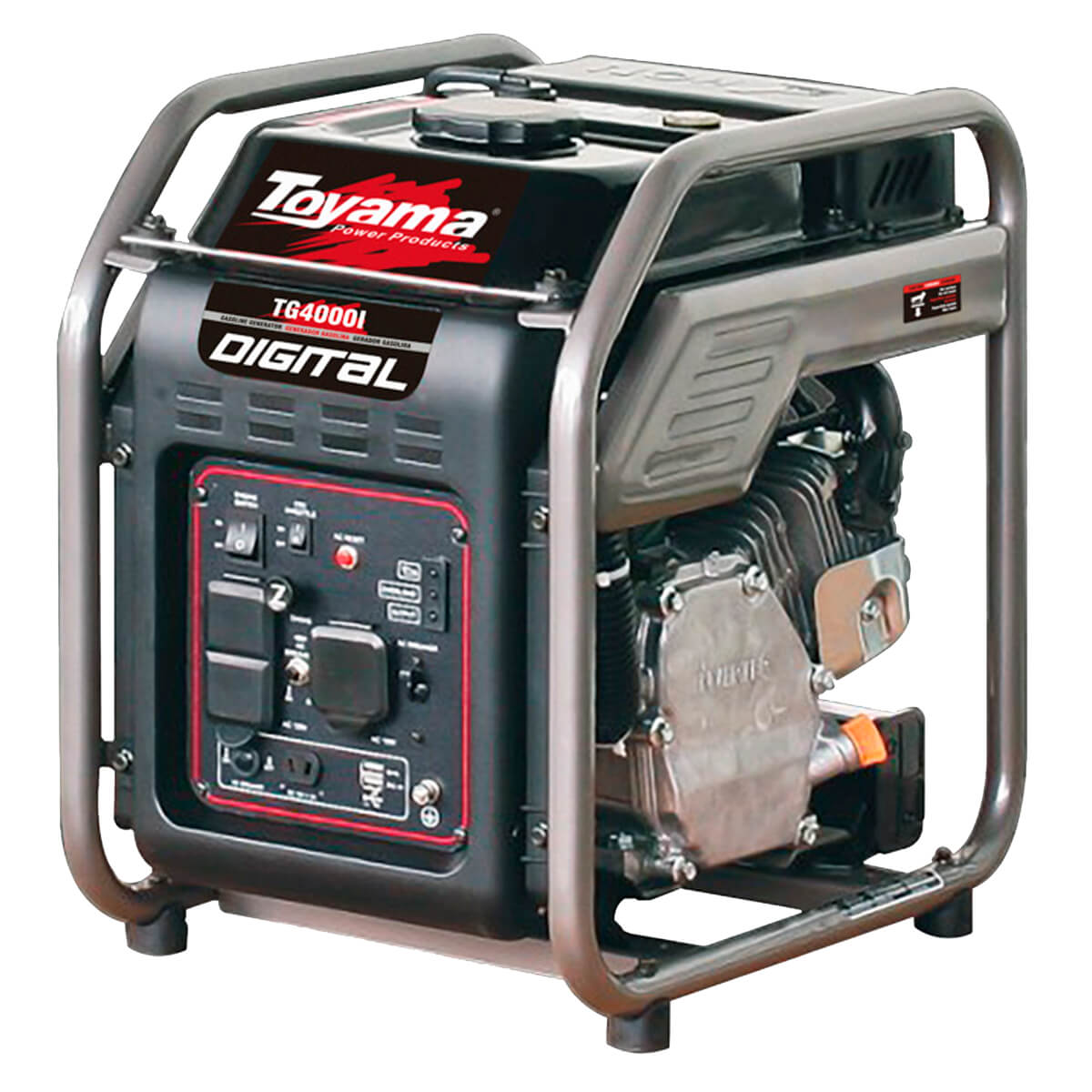 Gerador a Gasolina Digital Monofásico 4kva Tg4000i 127v Toyama Gerador a Gasolina Digital Monofásico 4kva Tg4000i 127v Toyama